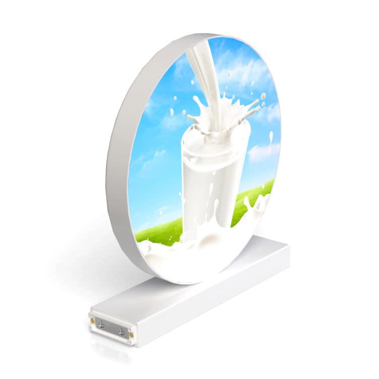 Caseta luminoasa LED magnetica, rotunda, 220mm, 6500K, IP20, 12VDC, seria magnetic baza, abcMIX, CS1236