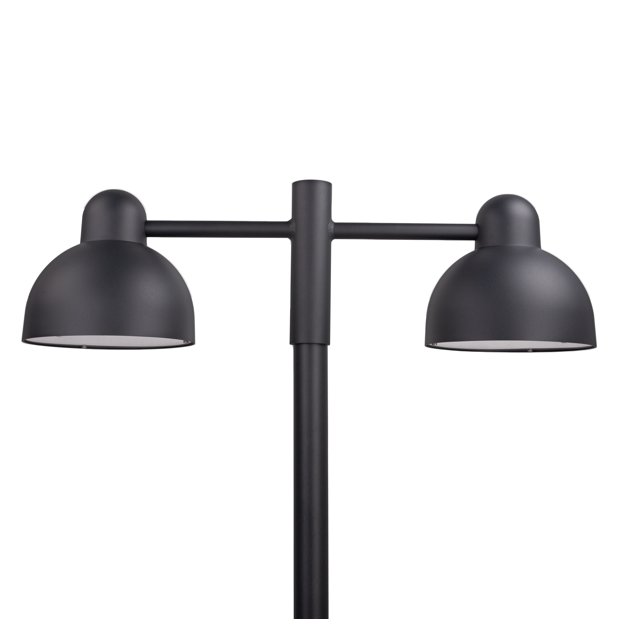 Corp de iluminat LED pentru stalp stradal, 2XE27, 245mm, grafit, IP65, Norlys