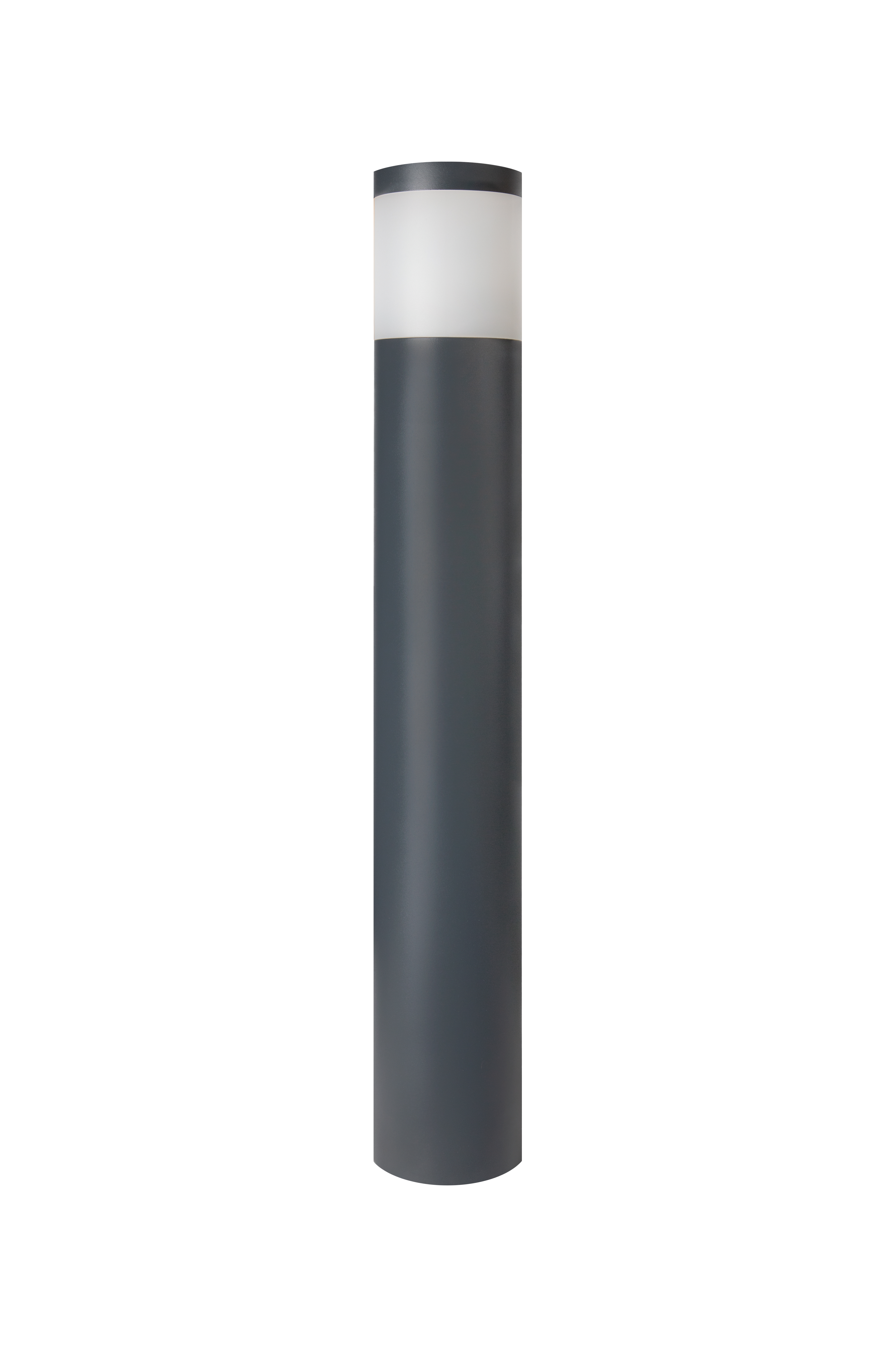Stalp de iluminat ornamental pentru gradina echipat, grafit, 0.85ml, E27, 5.9W, 2700K, dimabil, Norlys, Lillesand