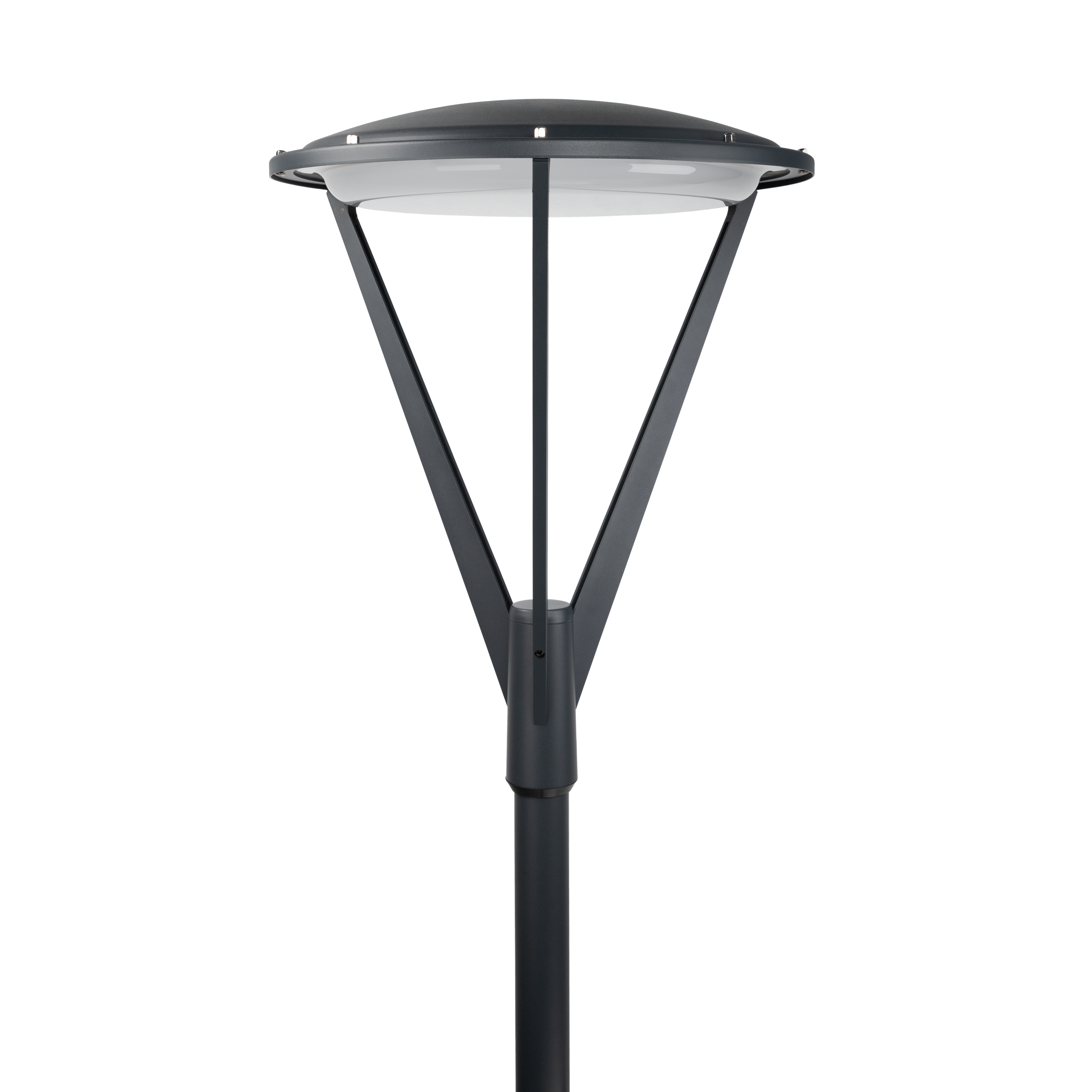 Corp de iluminat LED pentru stalp stradal, 3000K, 550mm, grafit, 32.5W, IP65, Norlys