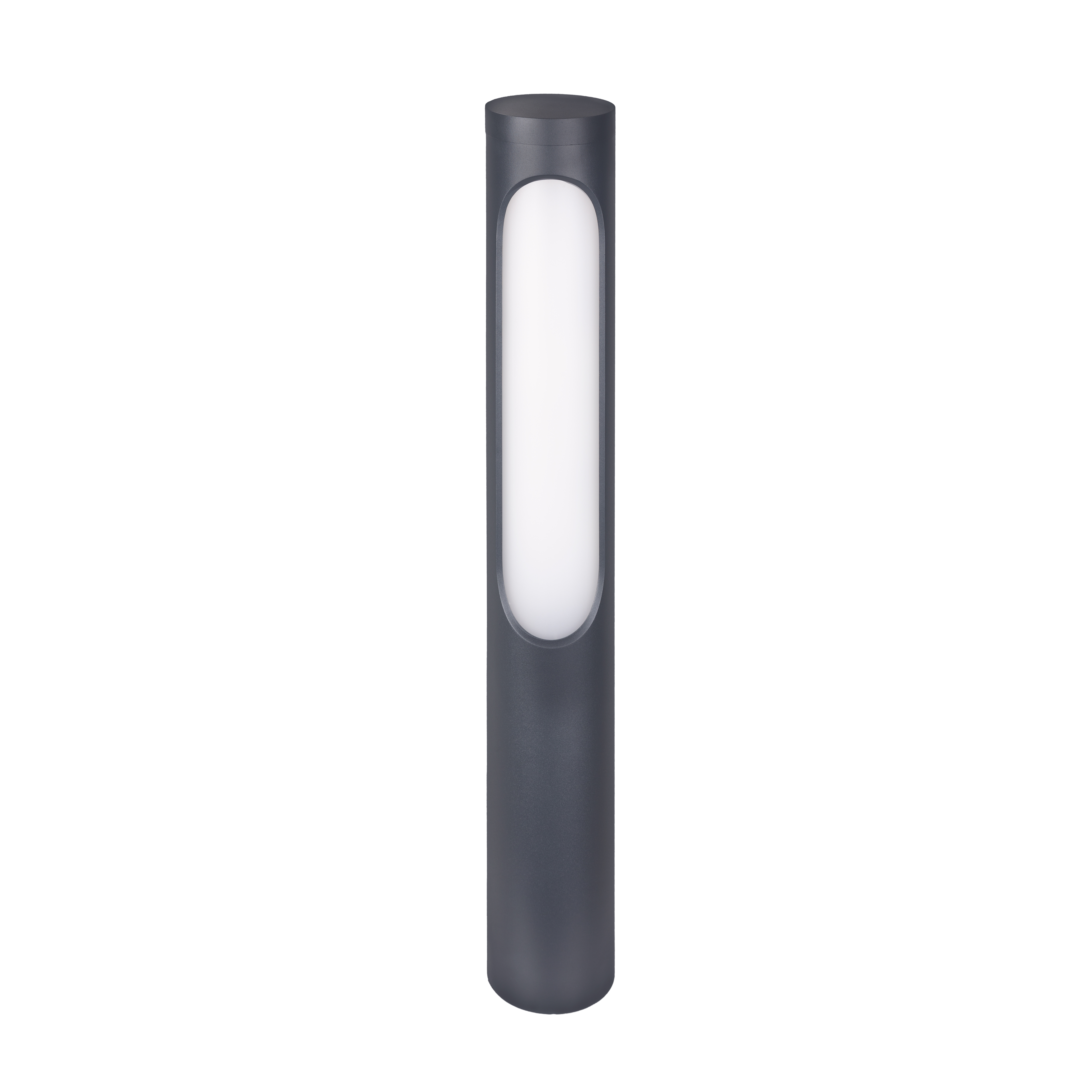 Stalp de iluminat ornamental pentru gradina echipat, grafit, 0.85 ml, LED, 8,8W, 3000K, dimabil, Norlys, Kisa