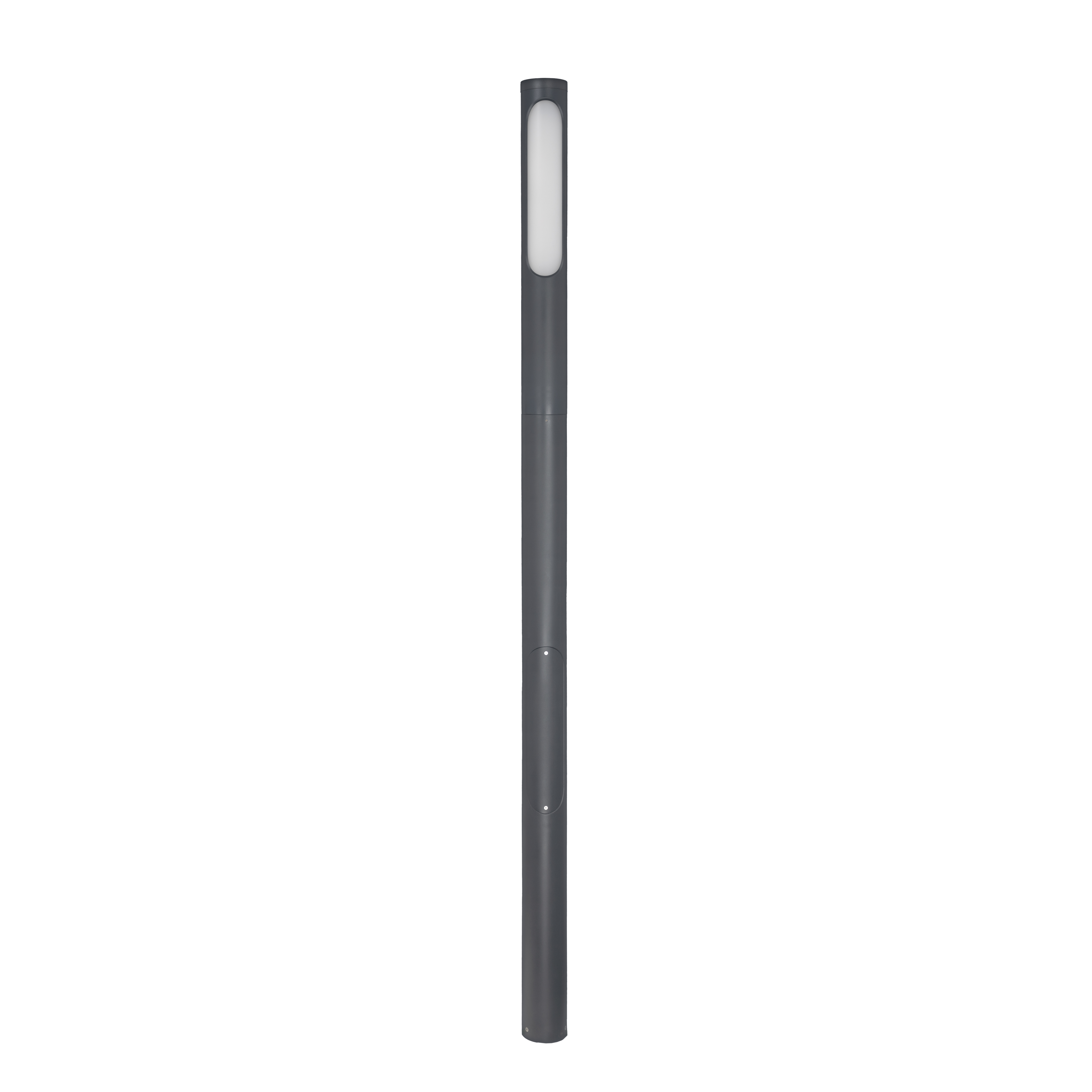Stalp de iluminat ornamental pentru gradina echipat, grafit, 2.50ml, LED, 27W, 3000K, DALI2/NightDim, Norlys, Kisa Pole