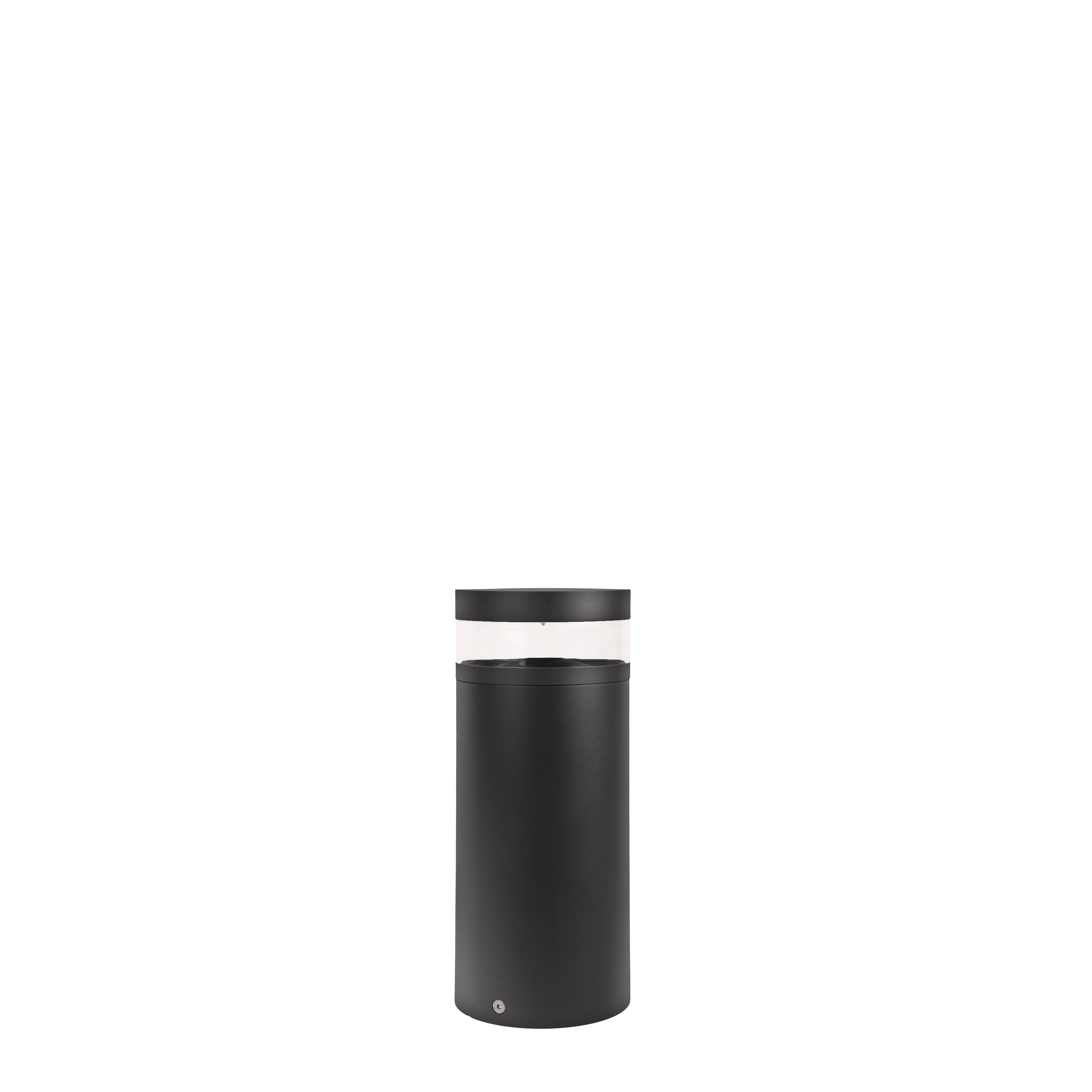 Stalp de iluminat ornamental pentru gradina echipat, grafit, 0.50ml, LED, 13.6W, 3000K, dimabil, Norlys, Stavanger
