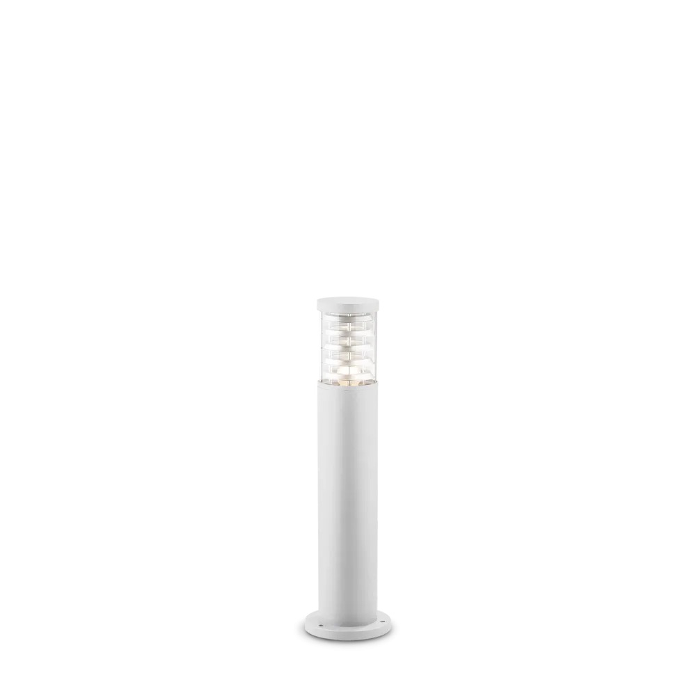 Stalp de iluminat modern pentru gradina echipat , alb, 0.605ml, E27, 4000K, 1x42W, IP65, Tronco, Ideal Lux