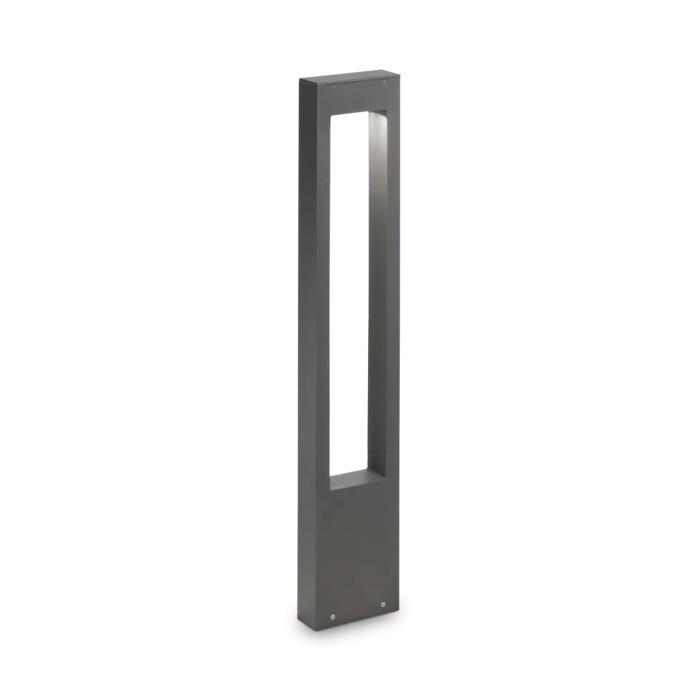 Stalp de iluminat modern pentru gradina echipat , antracit, 0.8ml, G9, 4000K, 1X15W, IP44, Vega, Ideal Lux