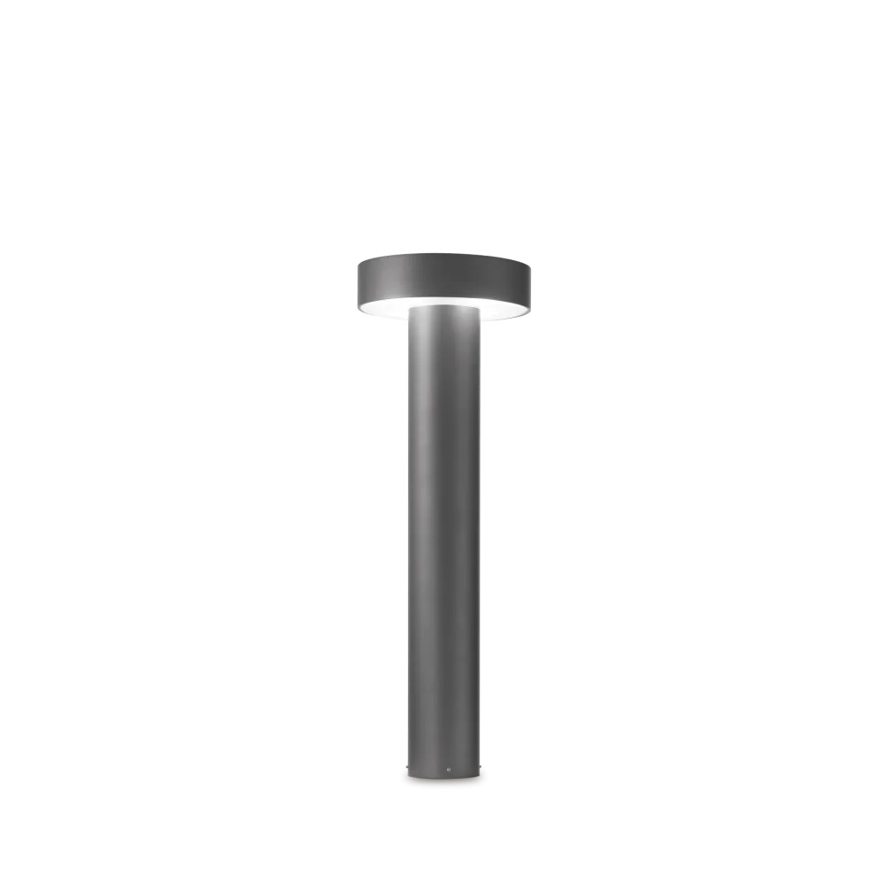 Stalp de iluminat modern pentru gradina echipat , antracit, 0.6ml, G9, 4000K, 4x15W, IP44, Tesla, Ideal Lux