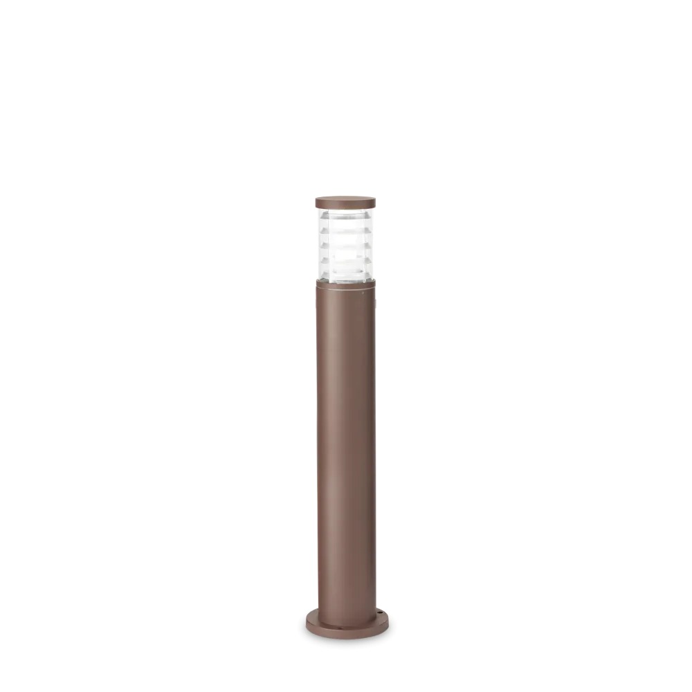 Stalp de iluminat modern pentru gradina echipat , cafeniu, 0.805ml, E27, 4000K, 1x42W, IP65, Tronco, Ideal Lux