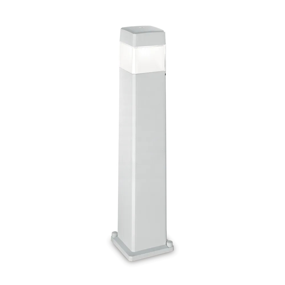 Stalp de iluminat modern pentru gradina echipat , gri, 0.8ml, GX53, CCT, 1x10W, IP55, Cosmo, Ideal Lux