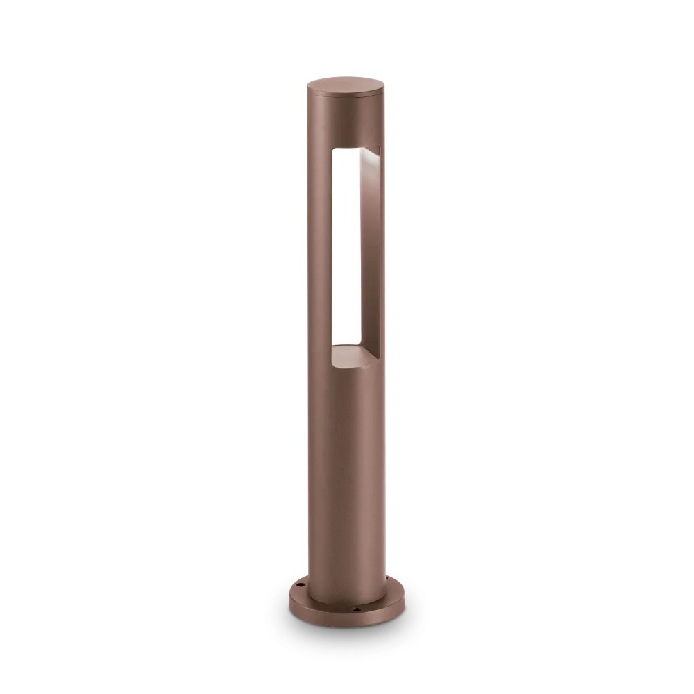 Stalp de iluminat modern pentru gradina echipat , cafeniu, 0.6ml, G9, 4000K, 1x15W, IP44, Acqua, Ideal Lux