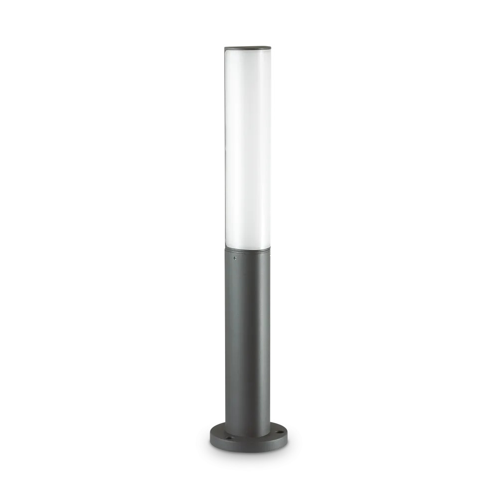 Stalp de iluminat modern pentru gradina echipat , antracit, 0.605ml, LED, 3000K, 9.5W, IP44, Etere, Ideal Lux