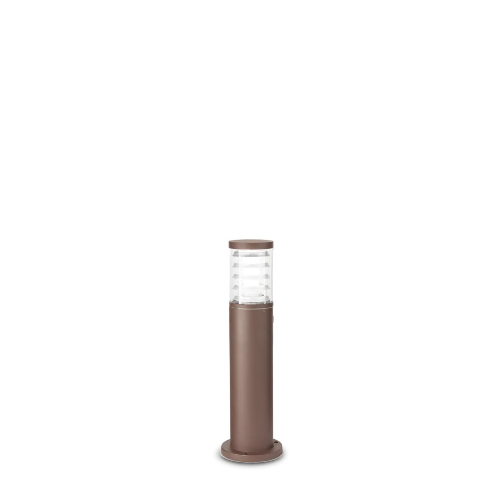 Stalp de iluminat modern pentru gradina echipat , cafeniu, 0.405ml, E27, 4000K, 1x42W, IP65, Tronco, Ideal Lux