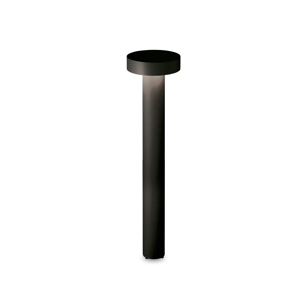 Stalp de iluminat modern pentru gradina echipat , negru, 0.8ml, G9, 4000K, 4x15W, IP44, Tesla, Ideal Lux