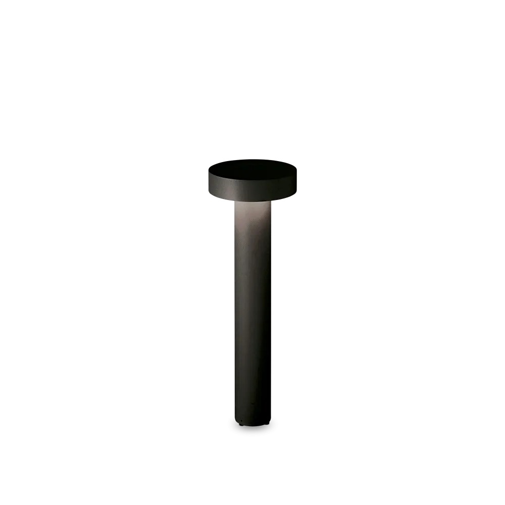 Stalp de iluminat modern pentru gradina echipat , negru, 0.6ml, G9, 4000K, 4x15W, IP44, Tesla, Ideal Lux