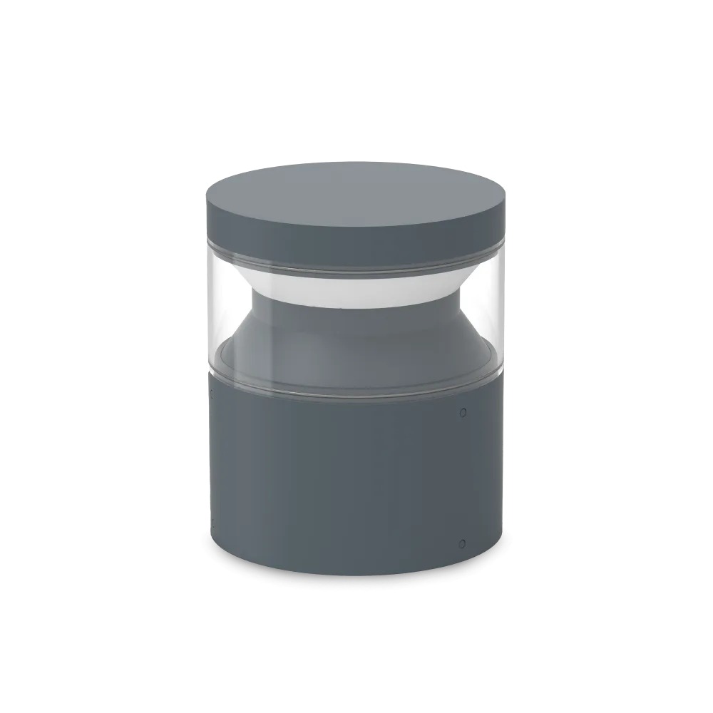 Stalp de iluminat modern pentru gradina echipat , antracit, 0.15ml, LED, 3000K, 14W, IP65, Boeing, Ideal Lux