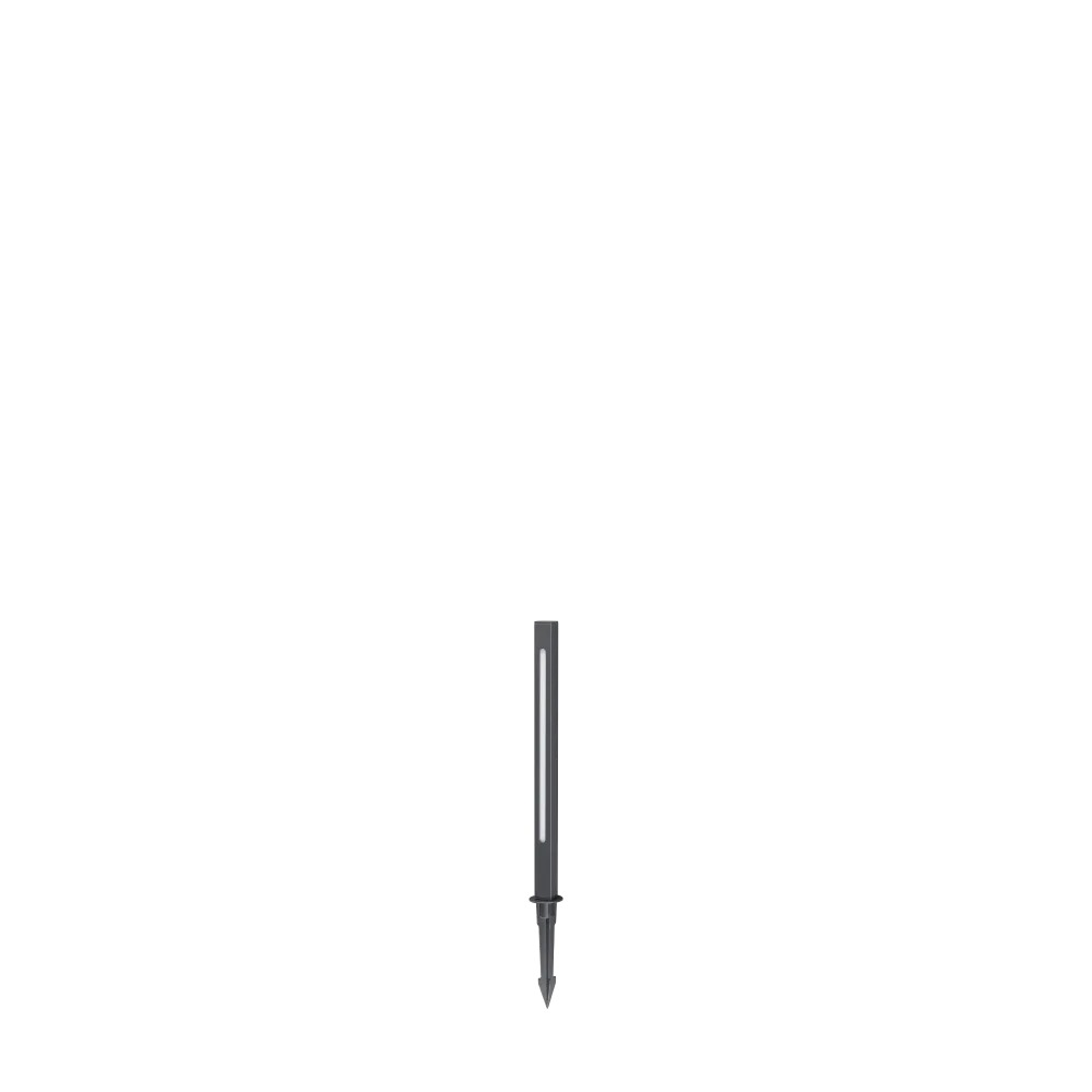 Stalp de iluminat modern pentru gradina echipat , antracit, 0.4ml, LED, 3000K, 7W, IP65, Jedi, Ideal Lux