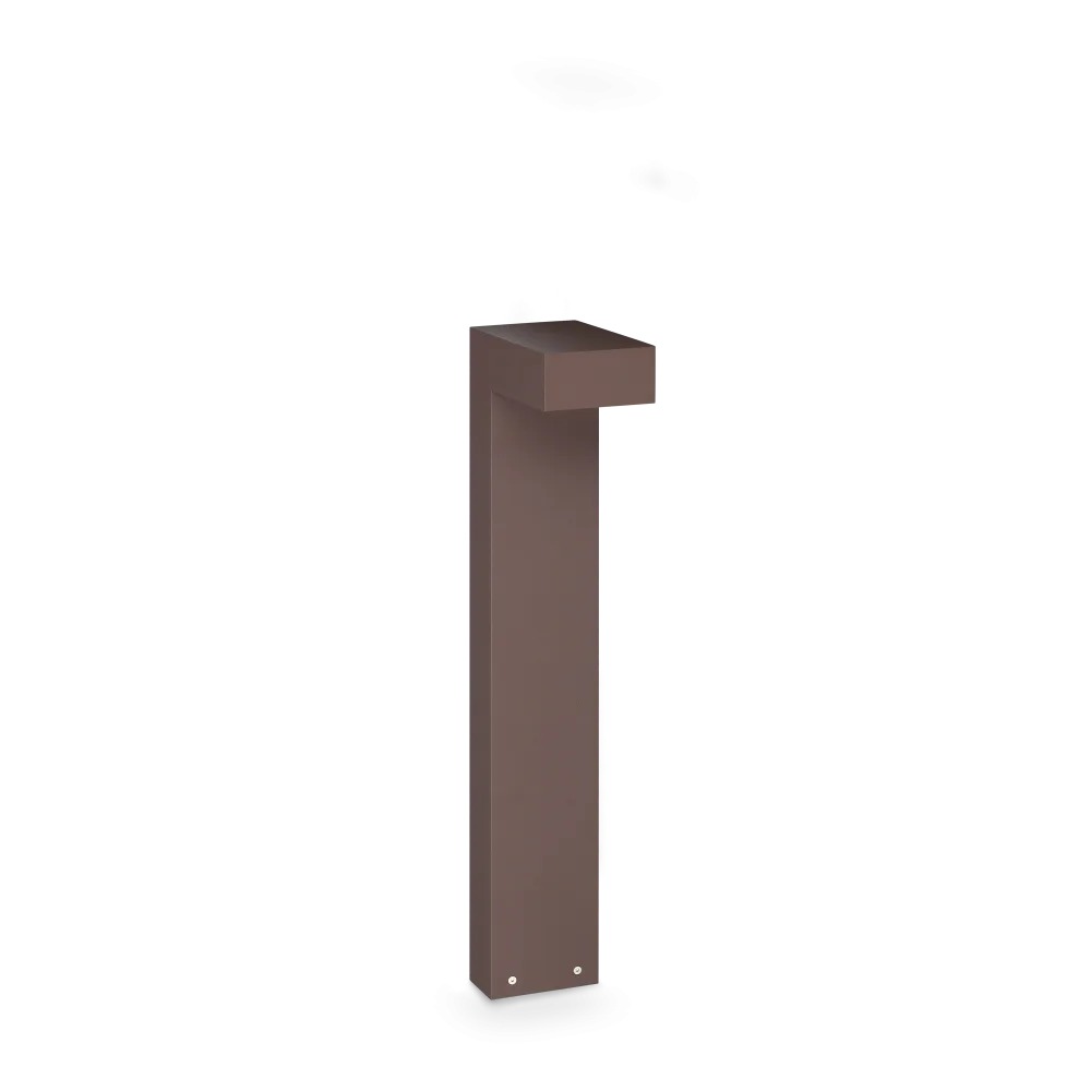 Stalp de iluminat modern pentru gradina echipat , cafeniu, 0.6ml, LED, 3000K, 13W, IP65, Sirio, Ideal Lux
