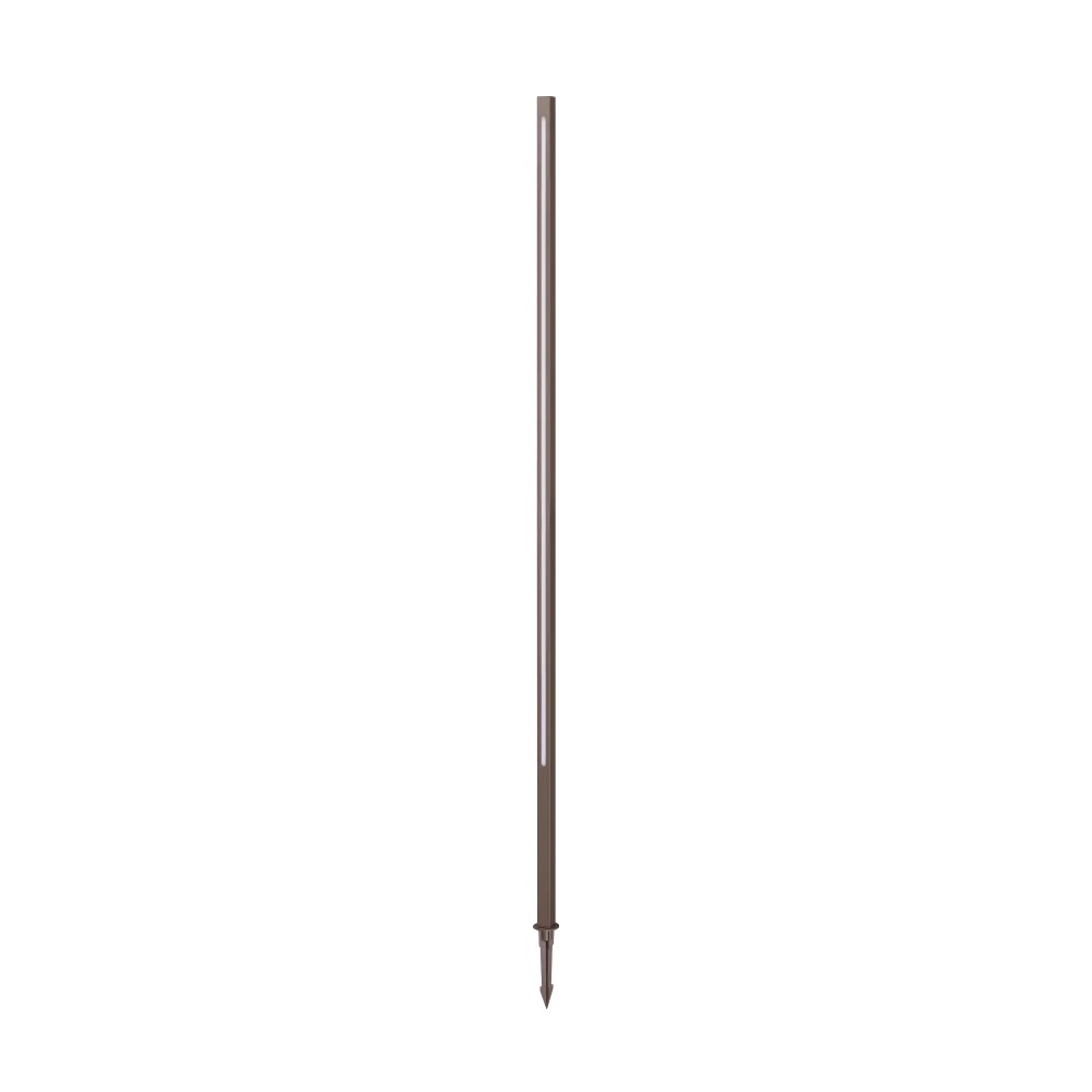 Stalp de iluminat modern pentru gradina echipat , cafeniu, 1.605ml, LED, 3000K, 25W, IP65, Jedi, Ideal Lux