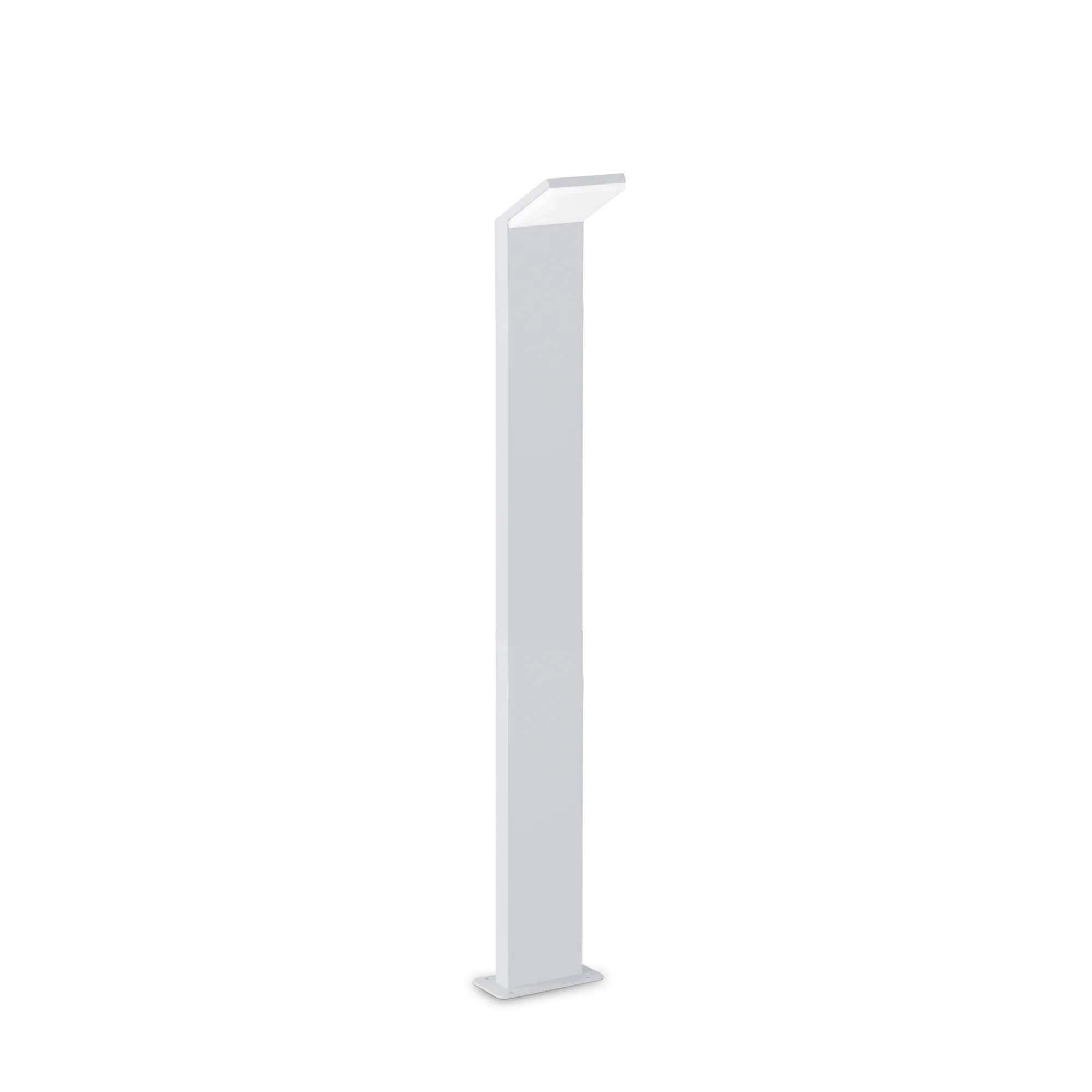 Stalp de iluminat modern pentru gradina echipat , alb, 1 ml, LED, 3000K, 8.5W, IP54, Style, Ideal Lux
