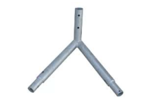 Brat pentru stalp de iluminat, triplu, gri, 3X1ml, NVR
