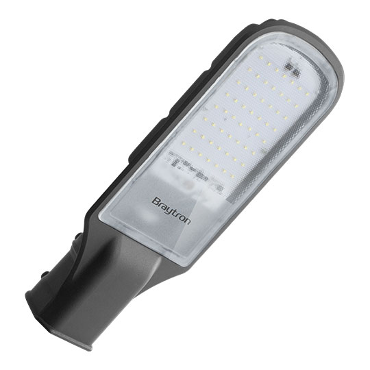 Corp de iluminat LED pentru stalp stradal, 6500K, gri, 100W, 10000lm, IP65