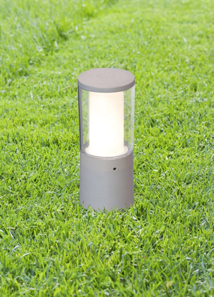 Stalp de iluminat modern pentru gradina echipat, 0.2ml, GU10, 3.5W, CCT set, IP55, Fumagalli, Carlo, Spike