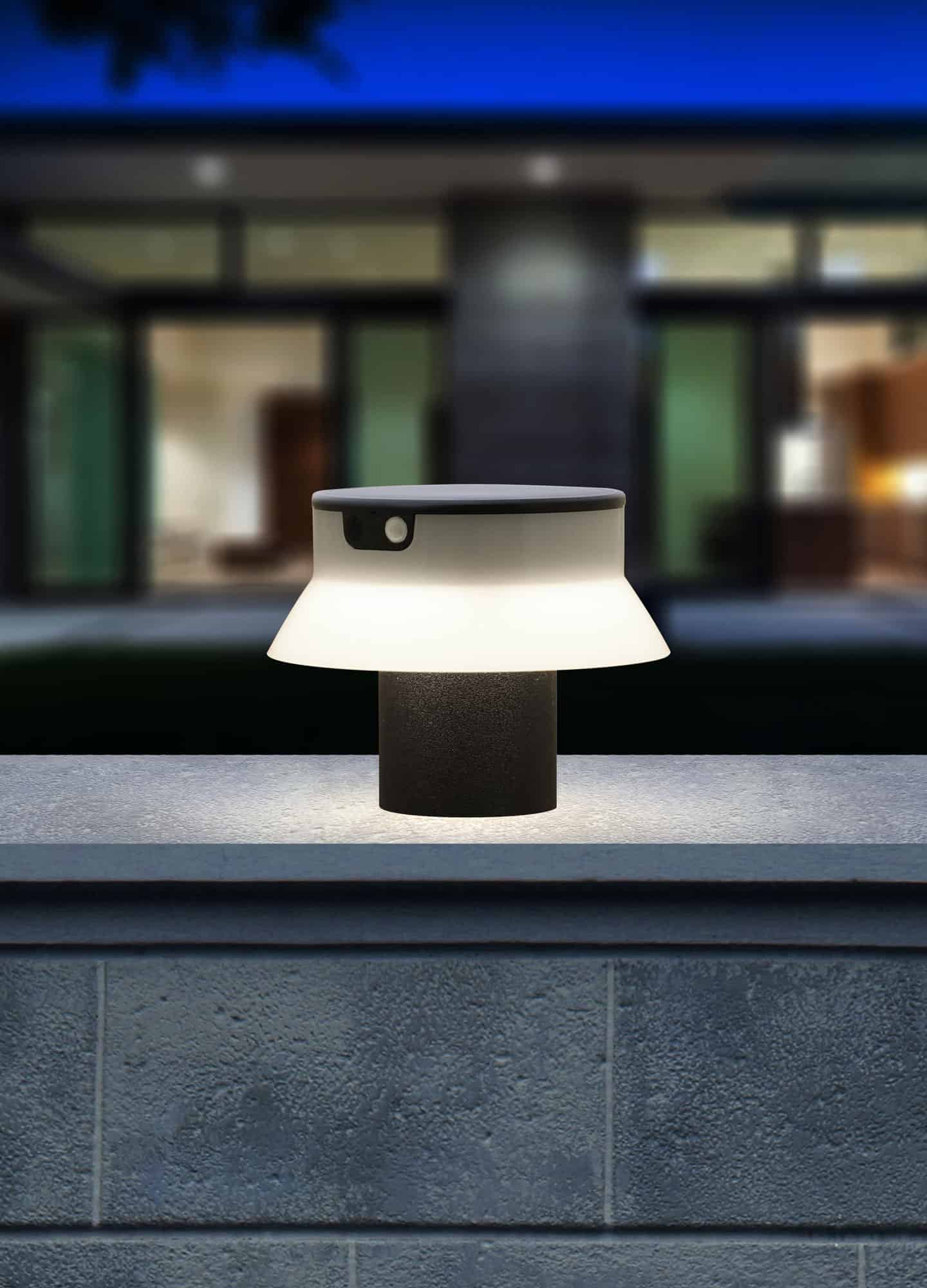 Stalp de iluminat solar pentru gradina, cu senzor de prezenta, 0.2ml, 2W, albastru, Fumagalli, Solar, Felice