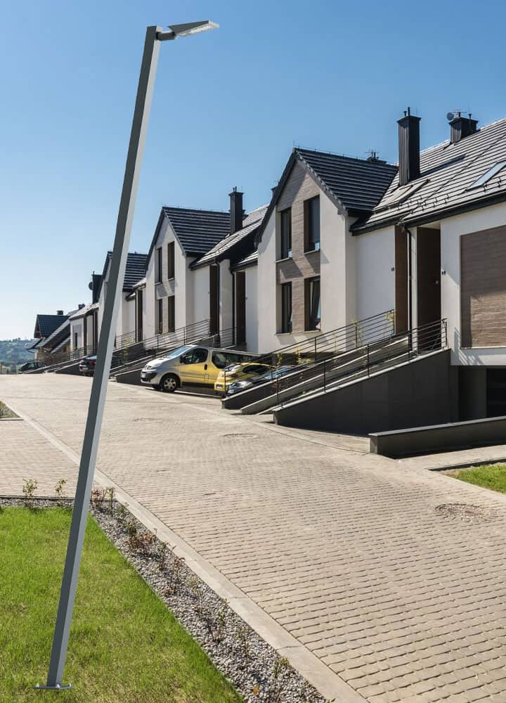 Stalp de iluminat stradal modern echipat, 5ml, LED, 4000K, 1 brat, 1x36W, IP65, Urbin K, ElmarCo