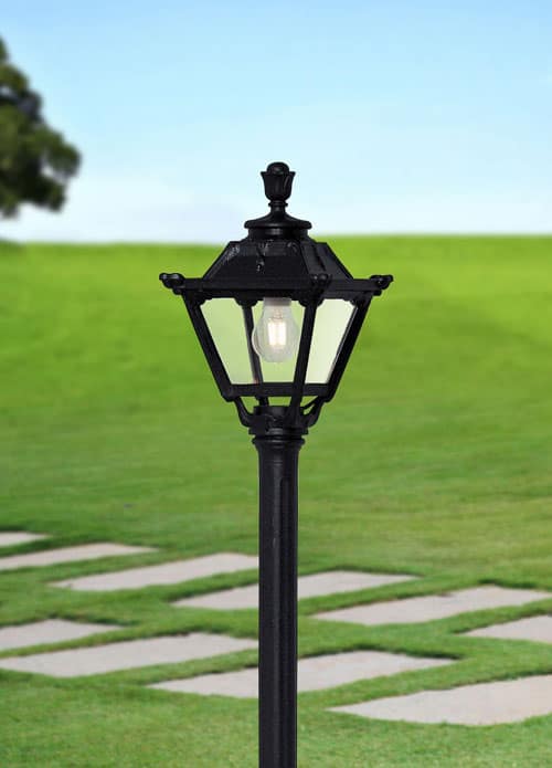 Abajur pentru stalpi de iluminat, pendule si aplice, tip felinar, 360x230x60mm, Fumagalli, Golia