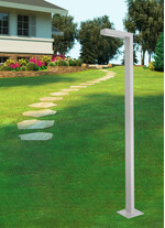 Stalp de iluminat ornamental pentru gradina echipat, aluminiu, 2.16ml, LED, 8.5W, 3000K, DALI2/NightDim, Norlys, Asker Pole