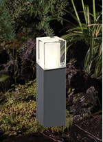 Stalp de iluminat ornamental pentru gradina echipat, grafit, 0.37ml, LED, 4W, 4000K, dimabil, Norlys, Arendal Mini