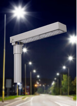 Corp de iluminat LED pentru stalp stradal, 3000K, 470x110x50mm, aluminiu, 39.8W, IP65, Norlys