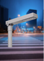 Corp de iluminat LED pentru stalp stradal, 3000K, 470x110x50mm, aluminiu, 19.5W, IP65, Norlys