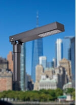 Corp de iluminat LED pentru stalp stradal, 3000K, 470x110x50mm, grafit, 19.5W, IP65, Norlys