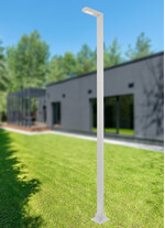 Stalp de iluminat ornamental pentru gradina echipat, aluminiu, 3.5ml, LED, 19.6W, 3000K, dimabil, Norlys, Asker Pole