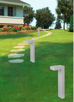 Stalp de iluminat ornamental pentru gradina echipat, aluminiu, 0.55ml, LED, 7.7W, 4000K, dimabil, Norlys, Asker Bollard