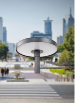 Corp de iluminat LED pentru stalp stradal, 3000K, 512mm, grafit, 32W, IP65, Norlys