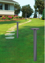 Stalp de iluminat ornamental pentru gradina echipat, grafit, 0.85ml, LED, 16W, 3000K, dimabil, Norlys, Borg