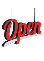 Caseta luminoasa LED suspendata, OPEN, 508mm, rosu/albastru, abcMIX, CS1249