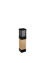 Stalp de iluminat ornamental pentru gradina echipat, galvanizat, 0.49ml, LED, 8.5W, 3000K, dimabil, Norlys, Halmstad