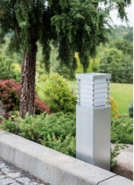 Stalp de iluminat ornamental pentru gradina echipat, galvanizat, 0.49ml, LED, 5.9W, 2700K, dimabil, Norlys, Halmstad