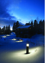 Stalp de iluminat ornamental pentru gradina echipat, grafit, 0.49ml, LED, 9.1W, 4000K, DALI, Norlys, Egersund Mini