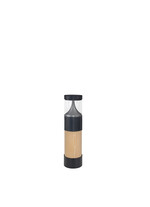 Stalp de iluminat ornamental pentru gradina echipat, aluminiu, 0.49ml, LED, 9.1W, 4000K, dimabil, insertie lemn natural, Norlys, Egersund Mini