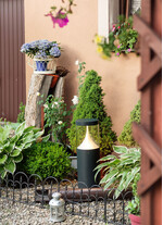 Stalp de iluminat ornamental pentru gradina echipat, grafit, 0.63ml, LED, 22W, 4000K, dimabil, Norlys, Egersund