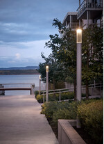 Stalp de iluminat ornamental pentru gradina echipat, aluminiu, 2.5ml, LED, 23.9W, 4000K, DALI2, Norlys, Egersund Park