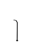 Stalp de iluminat ornamental pentru gradina echipat, negru, 2.627ml, LED, 12.5W, 4000K, dimabil, Norlys, Trysil