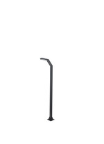 Stalp de iluminat ornamental pentru gradina echipat, grafit, 4ml, LED, 12.2W, 4000K, dimabil, Norlys, Trysil