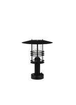 Stalp de iluminat ornamental pentru gradina echipat, negru, 0.345ml, E27, Norlys, Stockholm & Stockholm Big