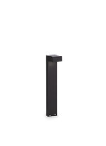 Stalp de iluminat modern pentru gradina echipat , negru, 0.6ml, LED, 4000K, 9W, IP65, Sirio, Ideal Lux