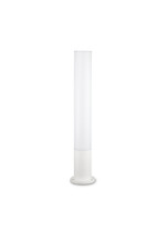 Stalp de iluminat modern pentru gradina echipat , alb, 0.8ml, GX53, 4000K, 1x15W, IP65, Edo, Ideal Lux