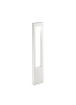 Stalp de iluminat modern pentru gradina echipat , alb, 0.8ml, G9, 4000K, 1X15W, IP44, Vega, Ideal Lux